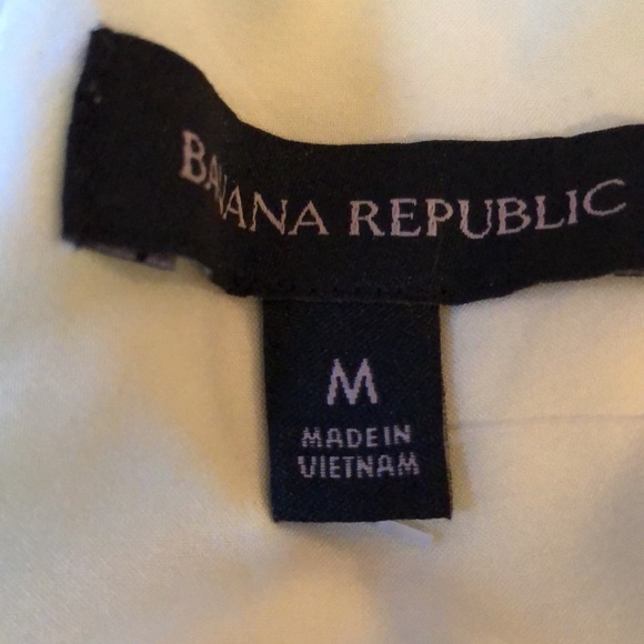 Banana Republic Sleeveless Top. Size medium. Light lime green pattern - Picture 7 of 7